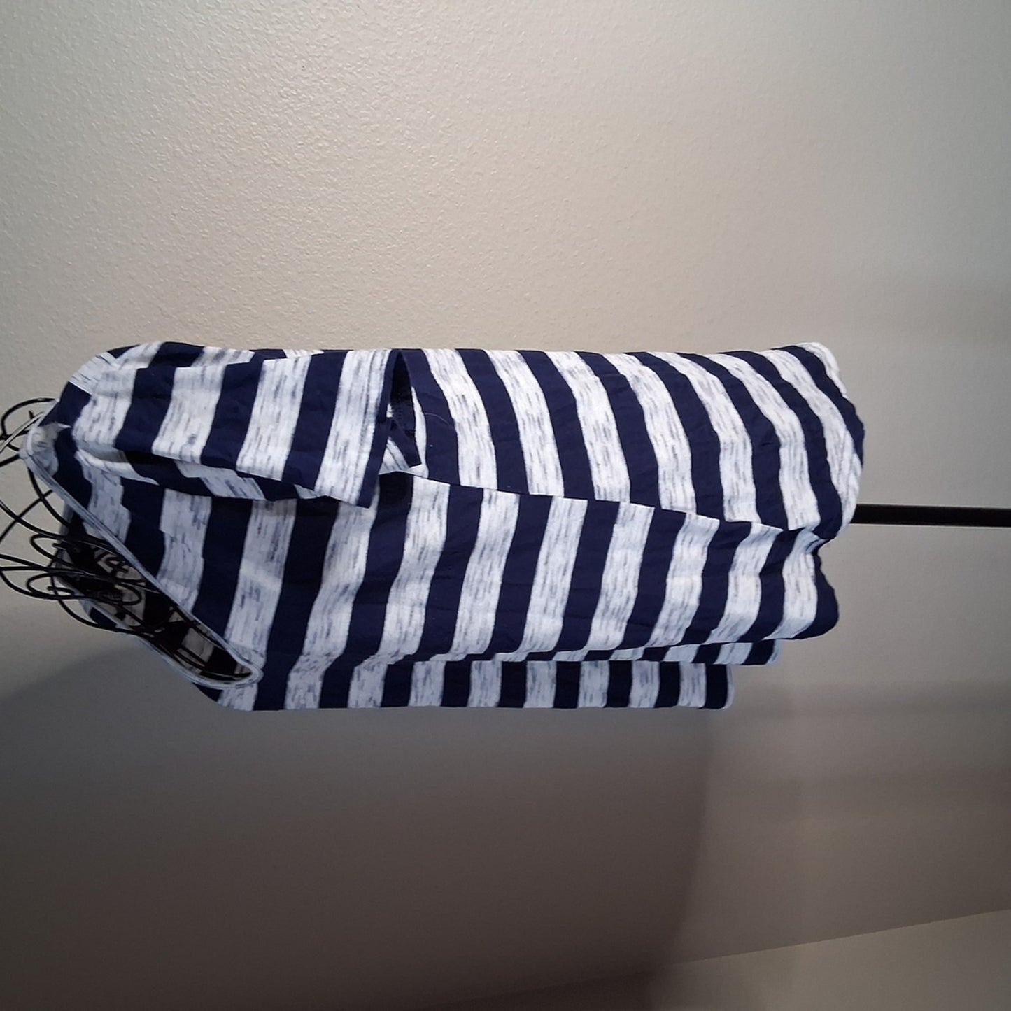 Striped Navy and White T-Shirt