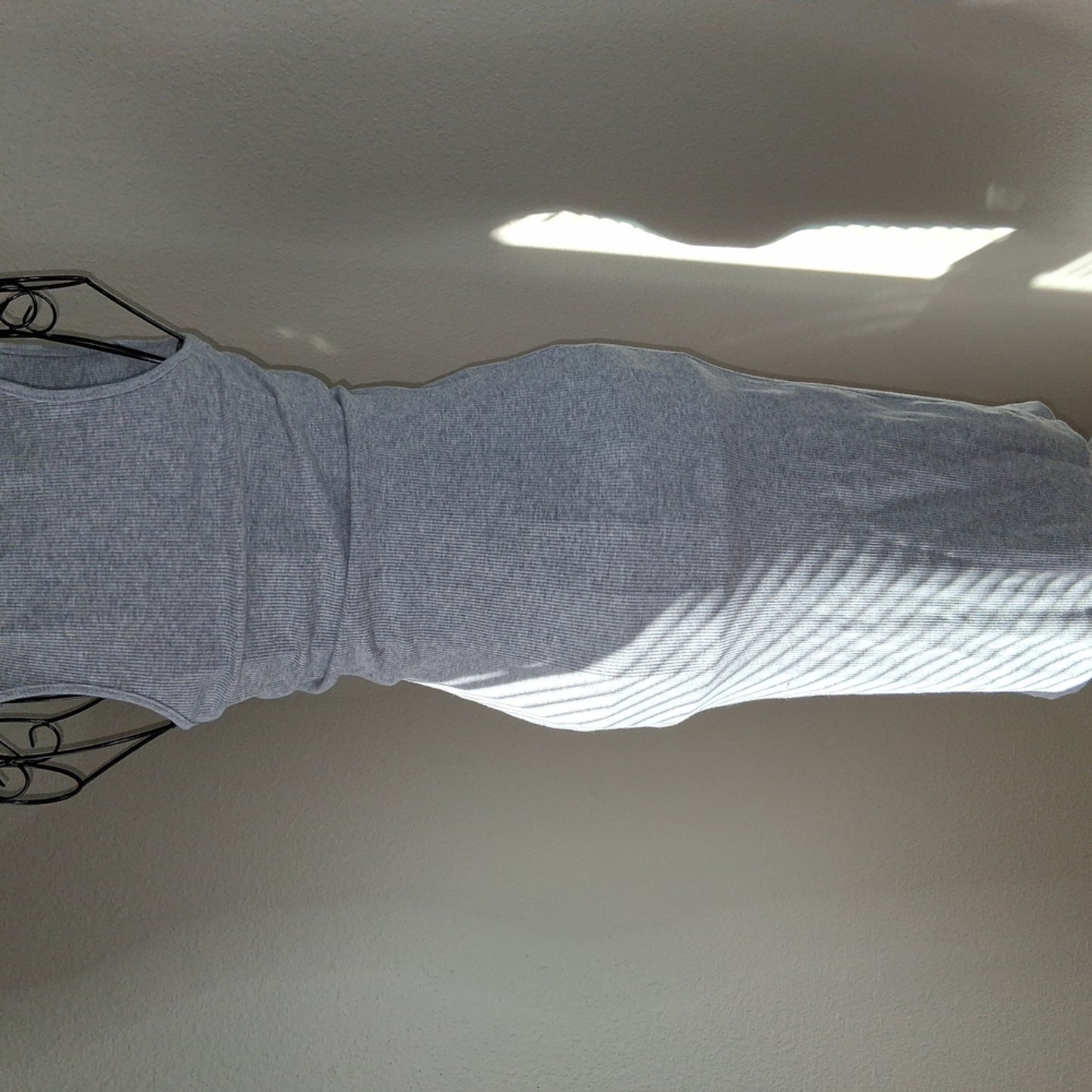 Gray Sleeveless Bodycon Dress