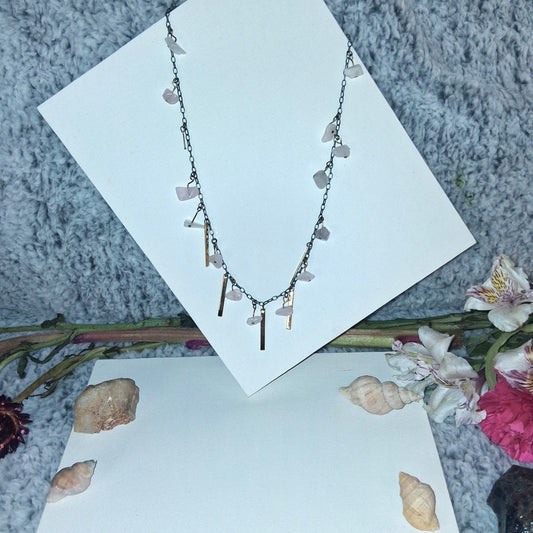 Long Boho Crystal Jewlery Witchy Chain Necklace Goth Gypsy Core