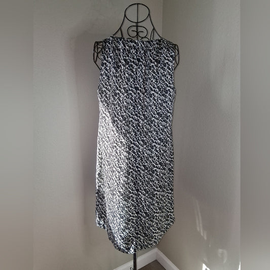 Black and White Patterned Skirt