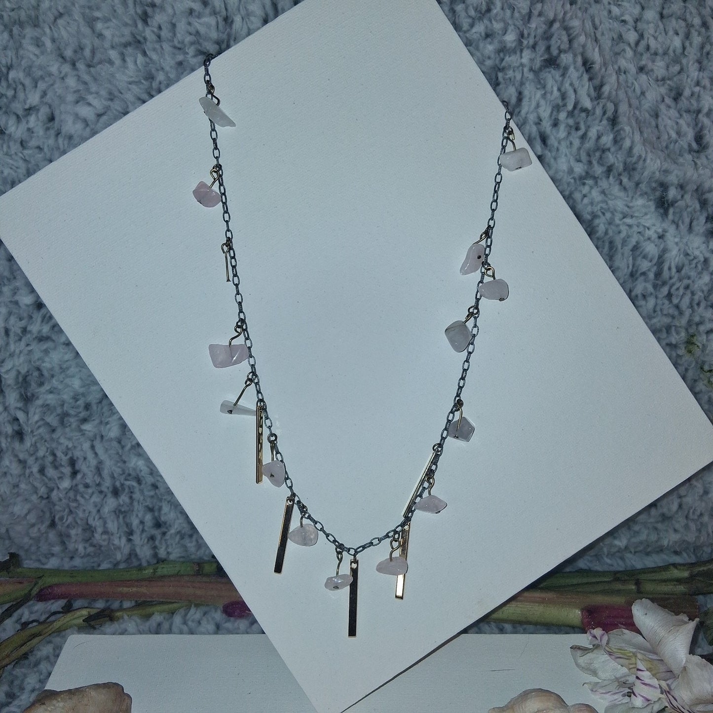 Long Boho Crystal Jewlery Witchy Chain Necklace Goth Gypsy Core