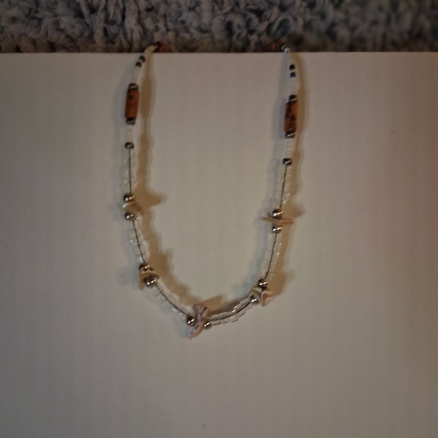 Natural Shell Choker Necklace Surfer Beach Sea Hawaiian Boho