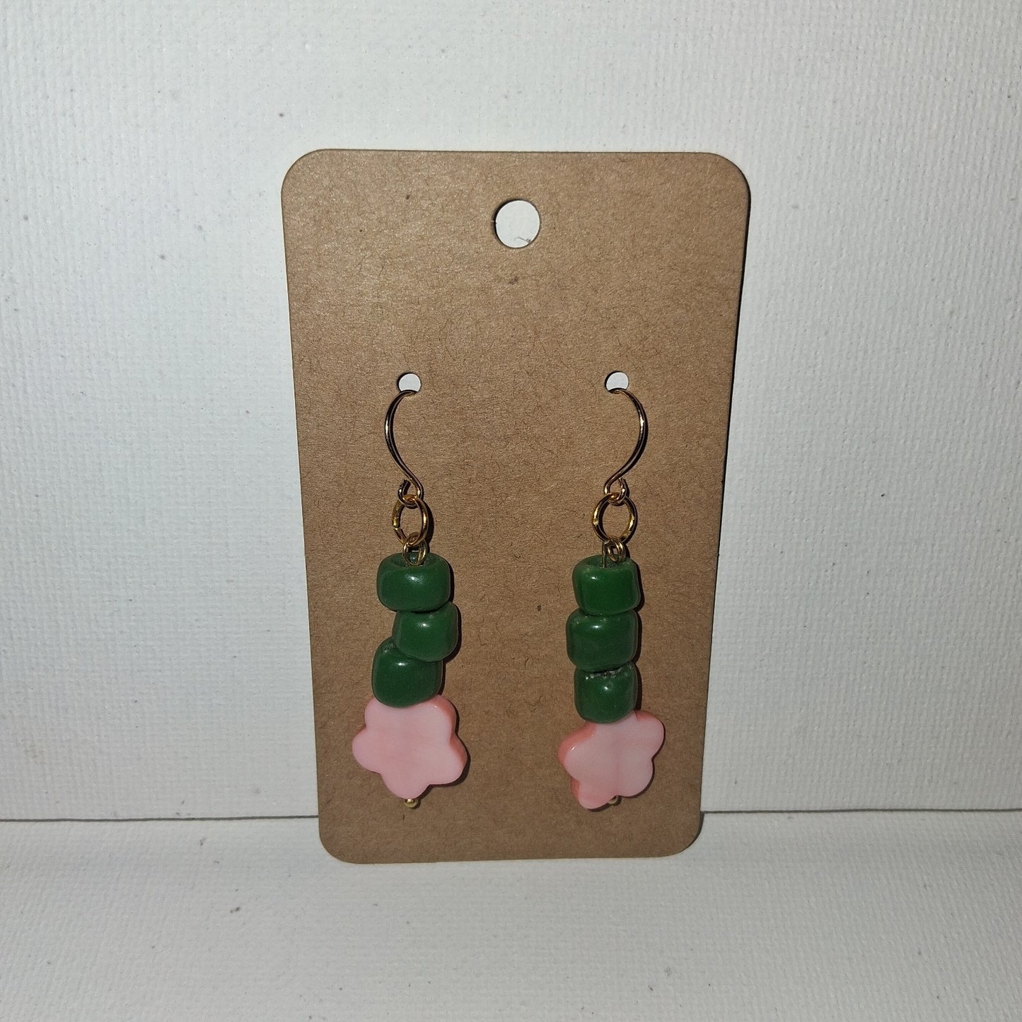 Handmade Boho Hippie Flower Dangle Earrings for Women Boho Jewelry