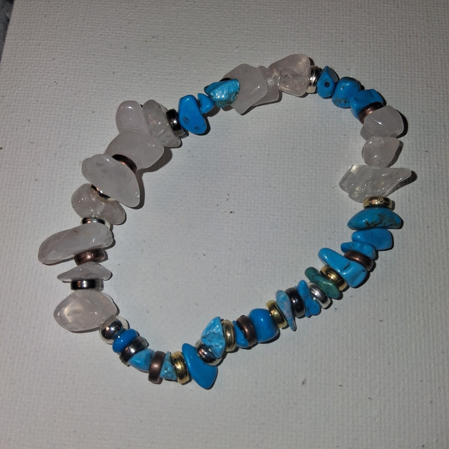 3 Ocean Theme Boho Turtle Bracelet Set, Handmade Elastic Multicolor
