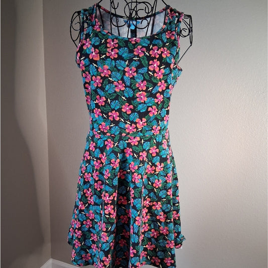 Floral Strapless Dress