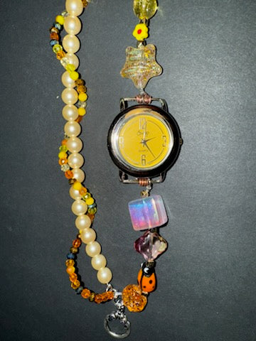 Beautiful Clock face Watch Bracelet