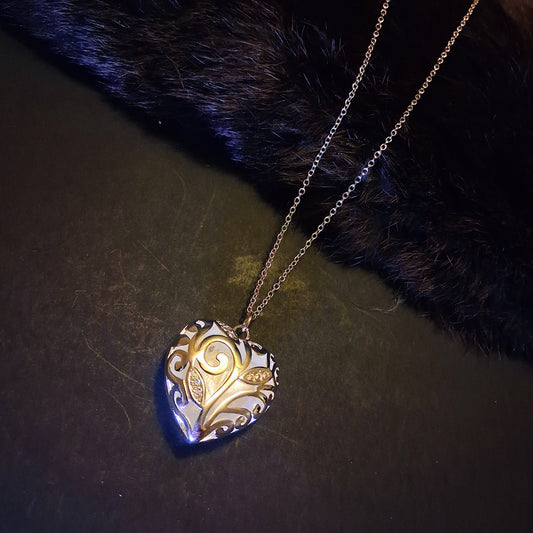 Beautiful Sterling Silver Heart Necklace