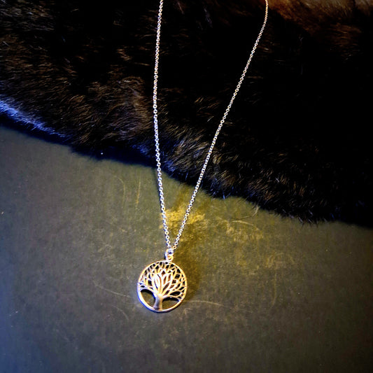 Silver Tree of Life Pendant Nacklace