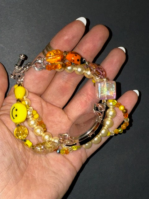 Beautiful Clock face Watch Bracelet