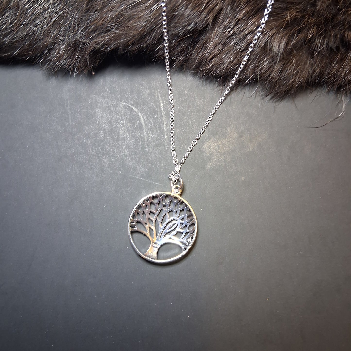 Silver Tree of Life Pendant Nacklace