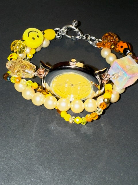 Beautiful Clock face Watch Bracelet