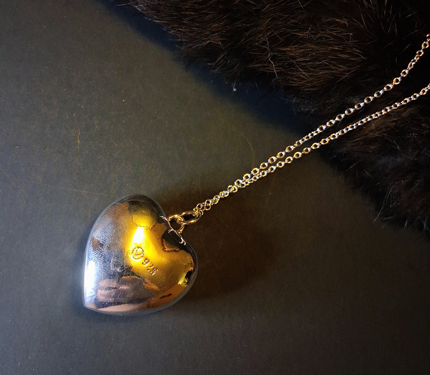 Beautiful Sterling Silver Heart Necklace